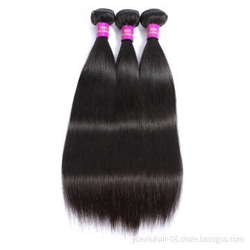 YX Best Selling 11A Grade No Tangle No Shed 16 18 20 Inch Natural Wholesale Virgin Remy Brazilian Straight Human Hair Weave